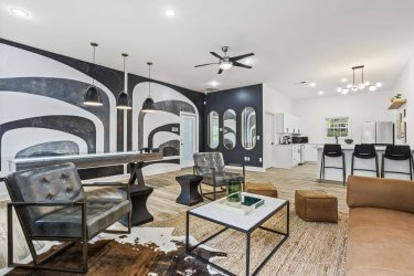 common area at the ellis pet friendly apartments